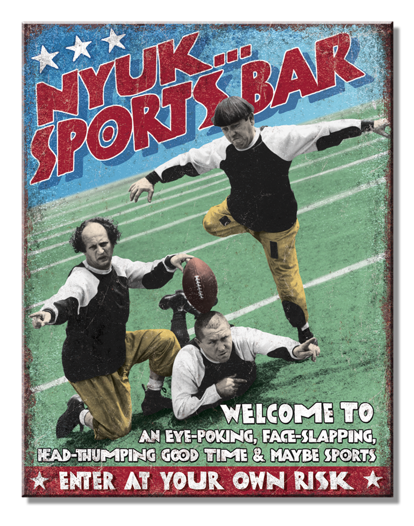 Nyuk Sports Bar Tin Sign
