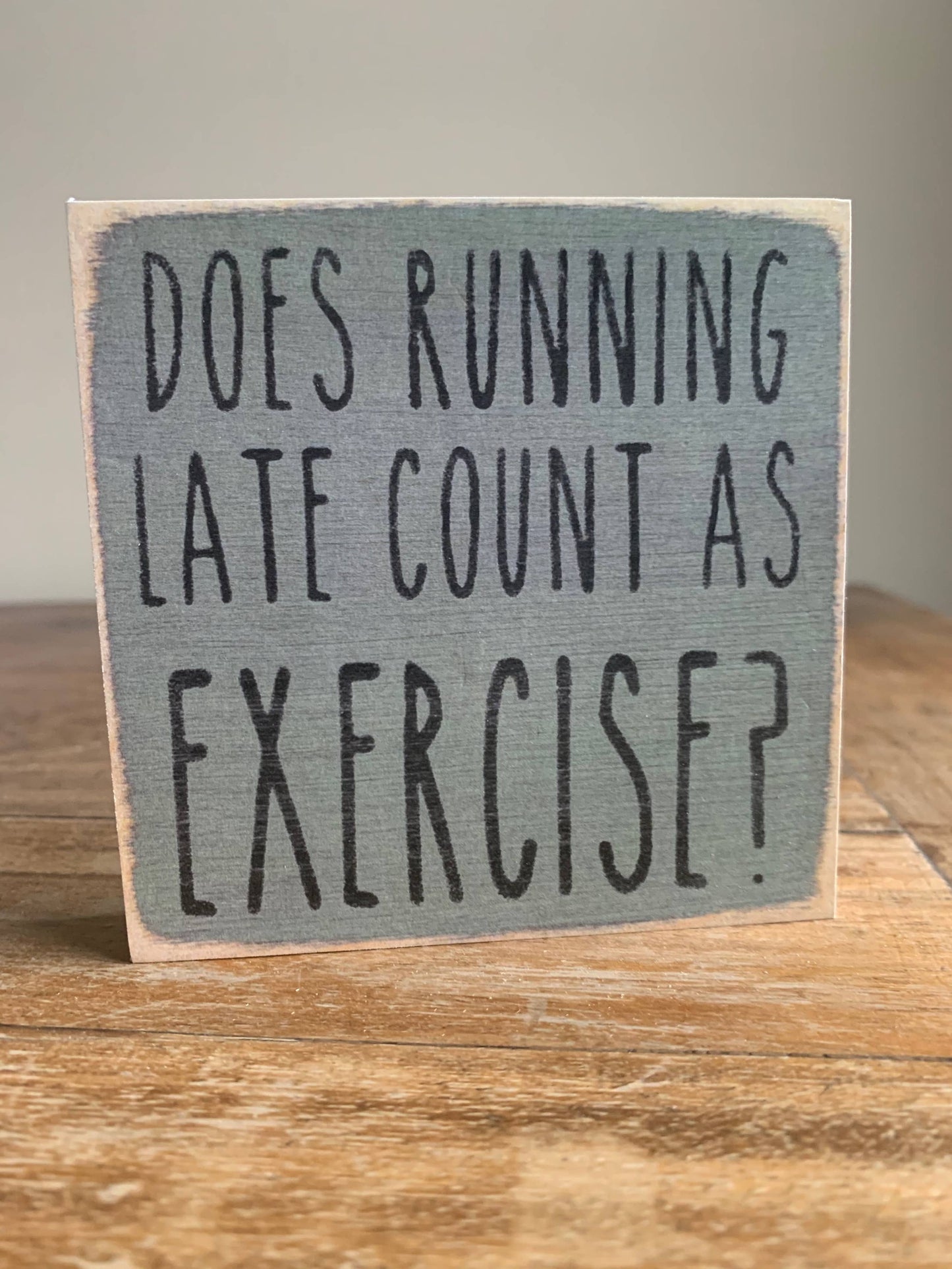 4X4-178 Running Late