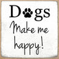 4X4-1005 Dogs Happy
