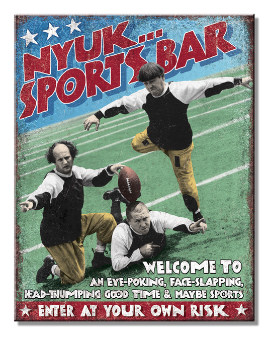 Nyuk Sports Bar Tin Sign