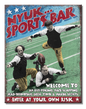 Nyuk Sports Bar Tin Sign