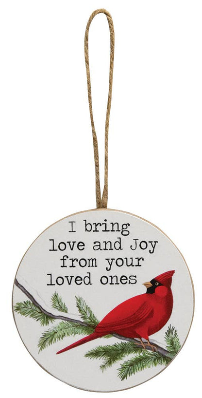 Heaven & Nature Sing Christmas Ornament, 3 Assorted