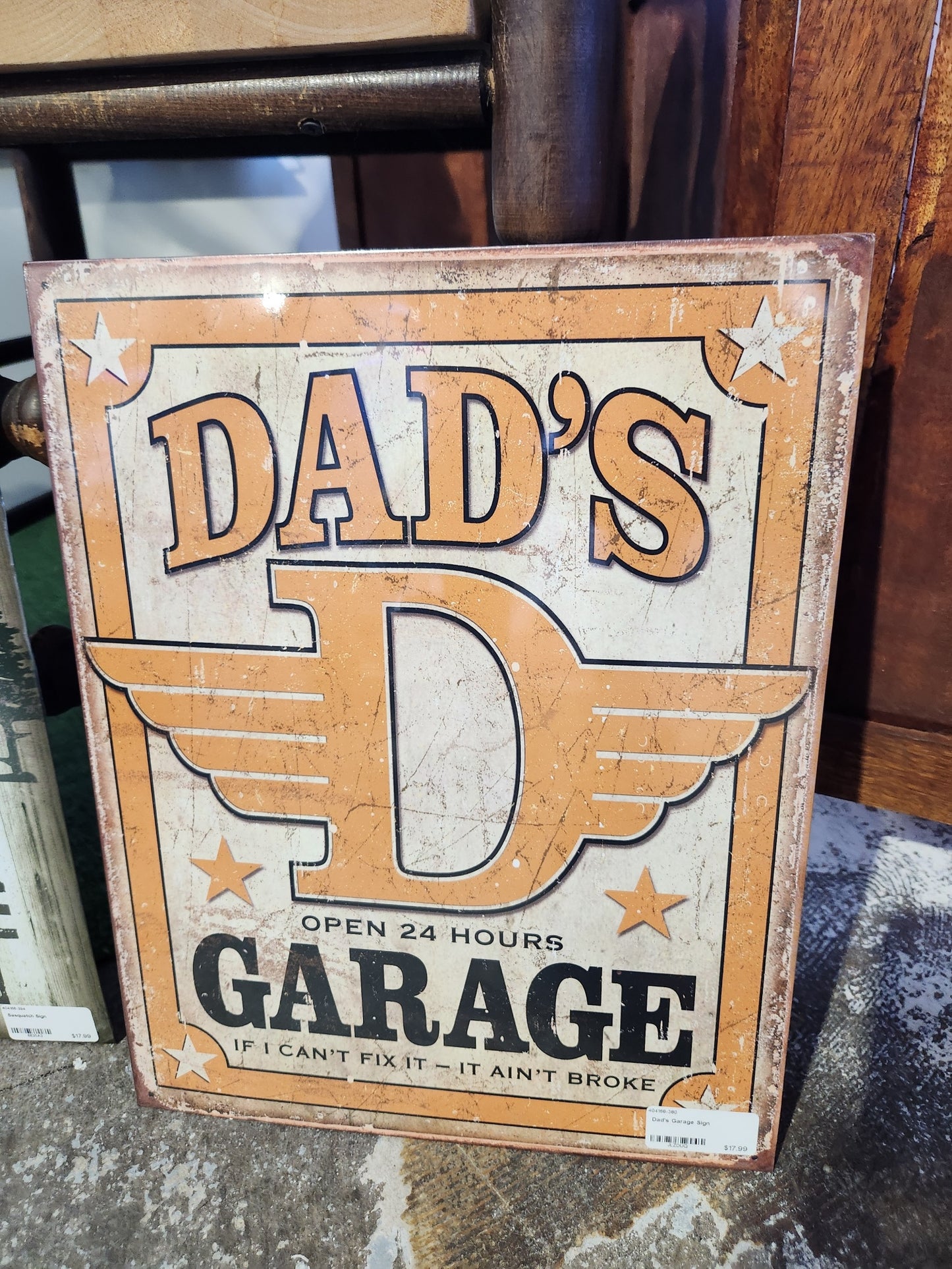 Dad's Garage Sign