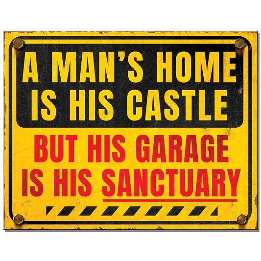 Sanctuary Tin Sign