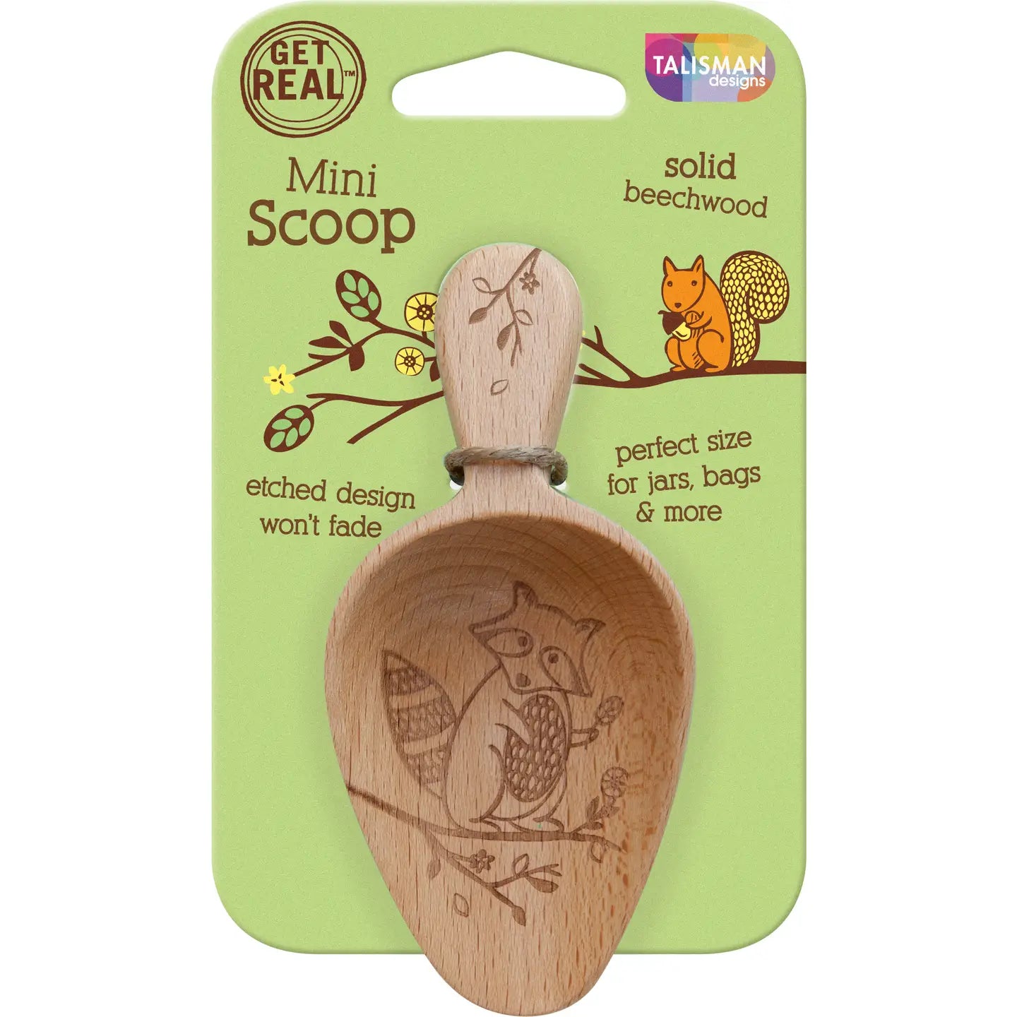 Wooden Mini Scoop